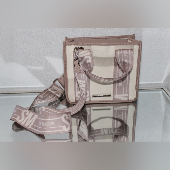 Steve Madden Handbags - Steve Madden Bwebber Convertible Tote Bag Pink Multi Purse